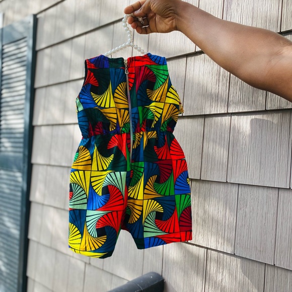 African print princess dress - Picture 3 of 6